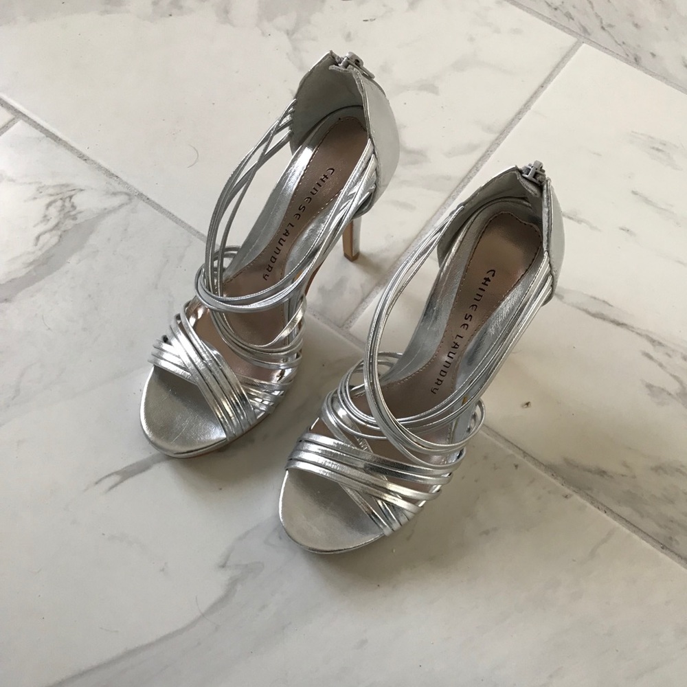 Chinese laundry silver heels